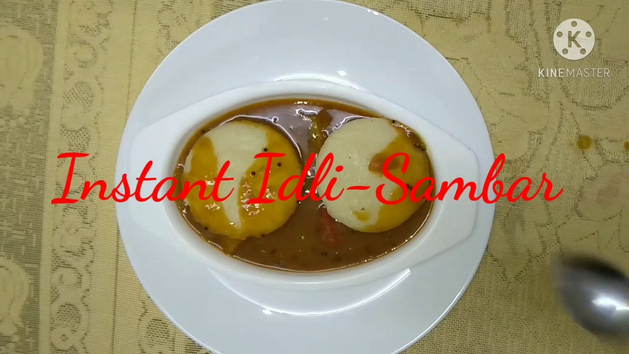 Instant Idli & Sambar Recipe/ Hotel Style Sambar recipe/ Rava Idli recipe/ Idli without Idli Maker/ How to make instant idli sambar/ Hotel style idli sambar banane ka asan tarika/ rava idli kaise banate hai/ Restaurant style idli sambar banane ki vidhi/