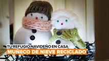 Tu refugio navideño en casa: muñecos de nieve con calcetines