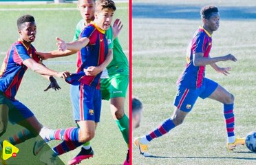 Voici ce qu’a fait Moussa Ndiaye lors de son premier match avec le FC Barcelone
