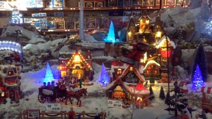 Brigg garden centre Christmas model display