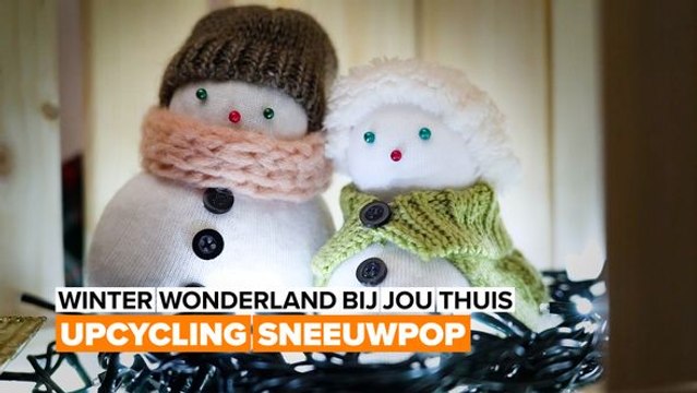 Winter Wonderland bij jou thuis: Upcycling sneeuwopop