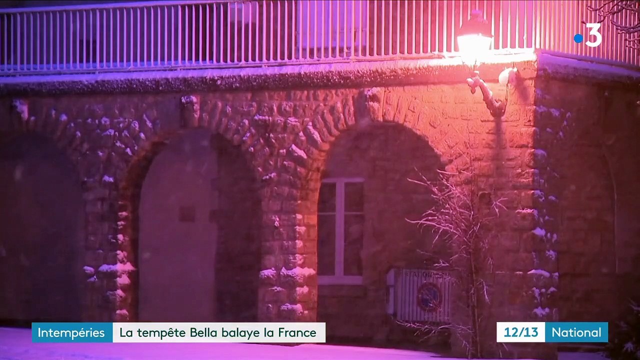 Tempête Bella : de fortes chutes de neige dans une partie de la France