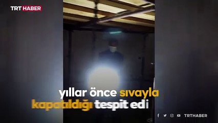 226 yıllık caminin sıvasının altından Mühr-i Süleyman motifi ortaya çıktı