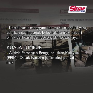 Kronologi isu kartel seludup daging sejuk beku tahun 2020