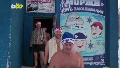 These Siberians Take a Weekly Plunge Into a Frozen River