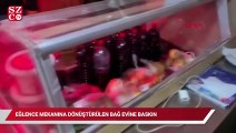 Eğlence mekanına dönüştürülen bağ evine baskın; 20 kişiye 81 bin lira ceza