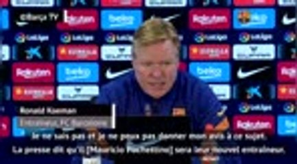Barça - Messi prêt à suivre Pochettino au PSG ? "Je ne pense pas", répond Koeman