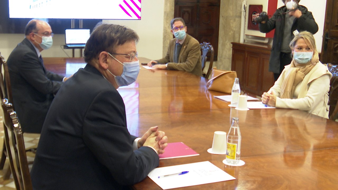 Ximo Puig se reune con eurodiputados valencianos