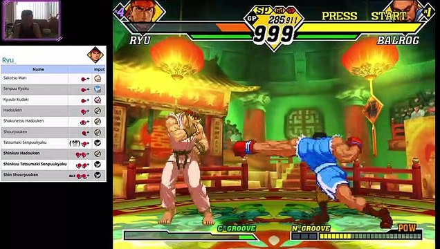(GC) Capcom Vs. SNK 2 EO - 05 - Ryu - Ratio mode - Level 8...Shin Akuma