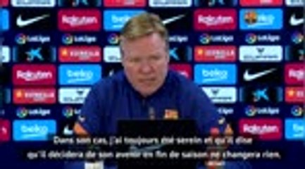 Barça - Koeman reste "serein" après l'interview donnée par Messi