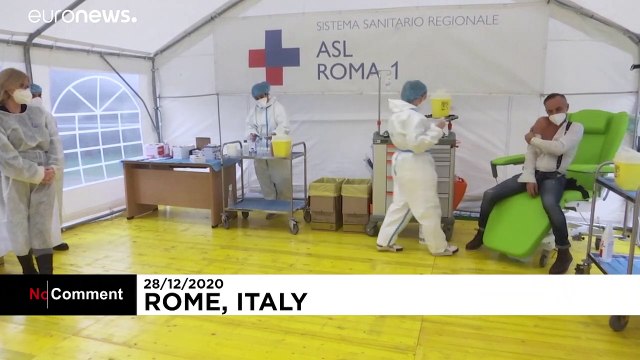 COVID vaccine: Italy puts healthcare workers at the front of the queue for coronavirus jab