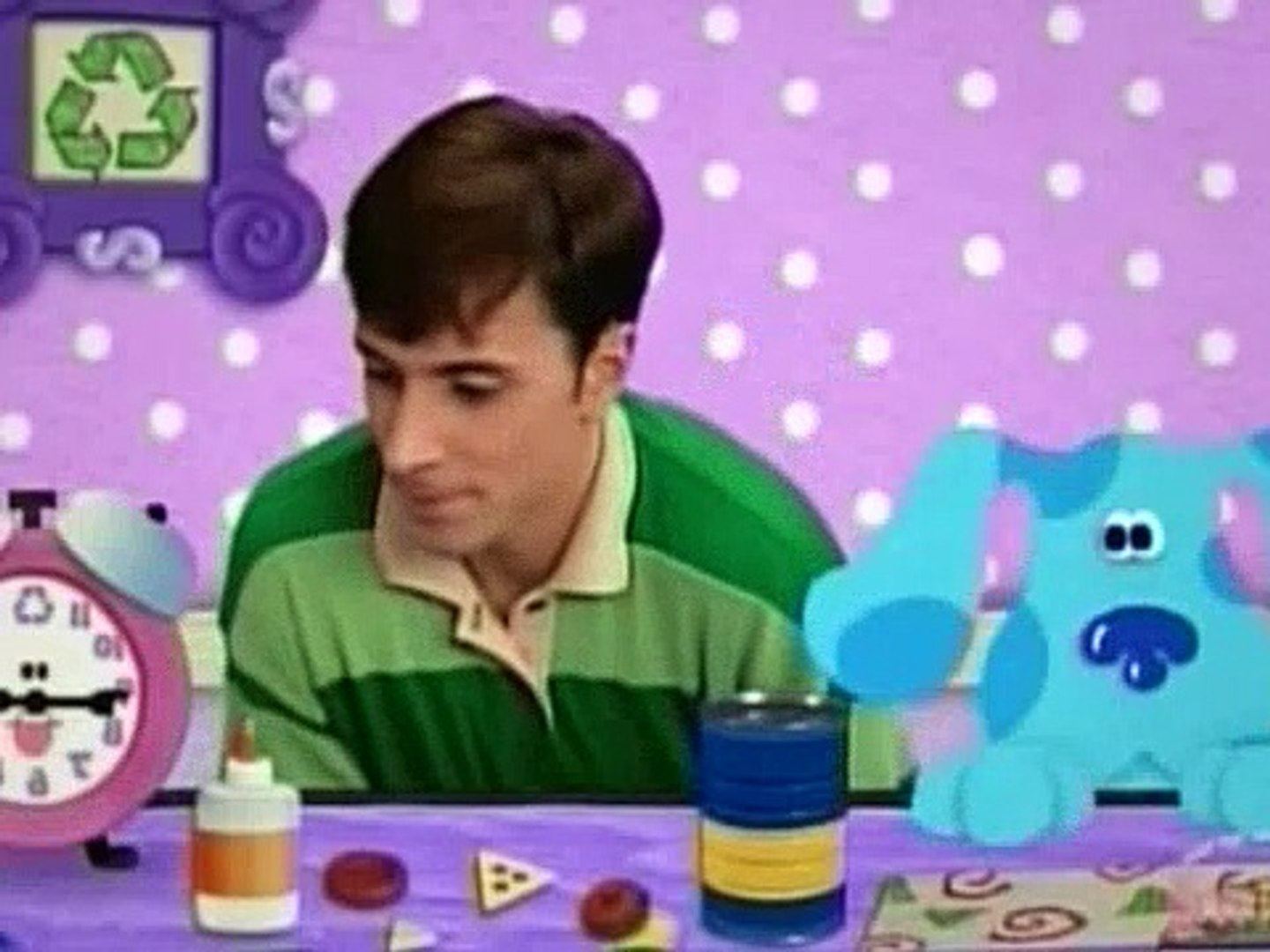 Blues Clues What Does Blue Want To Make Out Of Recycled Things She
