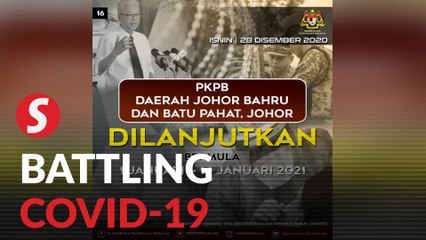 Johor: Conditional MCO in JB, Batu Pahat extended, ends in Kulai