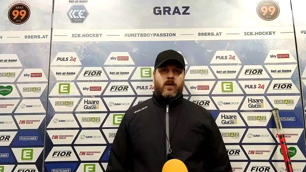 Jens Gustafsson nach Ernennung zum Graz99ers Headcoach