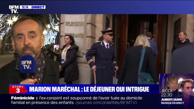 Déjeuner d'un conseiller de Macron avec Marion Maréchal: Robert Ménard trouve la polémique surréaliste