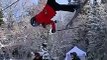 Tentative de sauvetage d'un skieur coincé sur un télésiège... raté