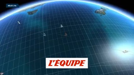 La carte 3D du 28 décembre - Voile - Vendée Globe