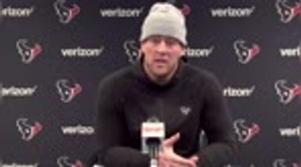 Download Video: 'If you can't go out there and win, you shouldn't be here' - Watt calls out Texans effort