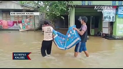 Banjir Landa Kabupaten Banjar, Sejumlah Warga Memilih Mengungsi