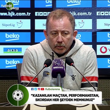Sergen Yalçın: Kazanılan maçtan, performanstan, skordan her şeyden memnunuz
