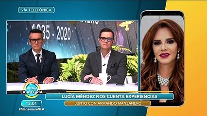 Lucía Méndez se enlazó con nosotros para recordar al maestro Armando Manzanero. | Venga La Alegría