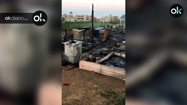 Un enfrentamiento entre libaneses y sirios provoca el incendio de un campamento de refugiados