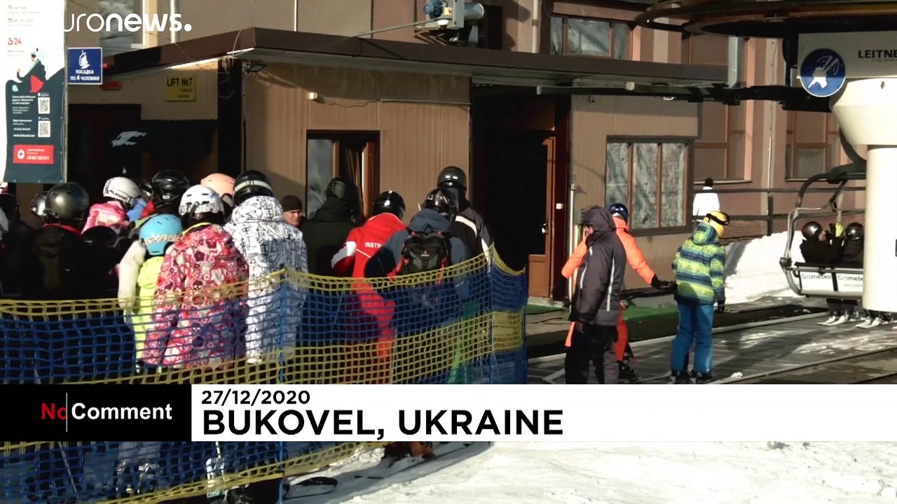 Skigebiete in der Ukraine haben trotz Corona offen