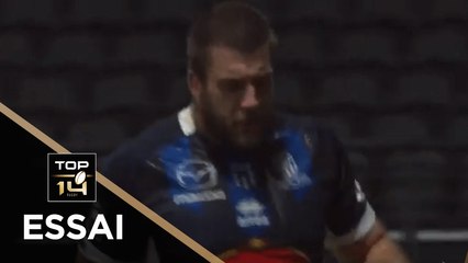 TOP 14 - Essai de Victor MOREAU (SUA) - Racing 92 - Agen - J12 - Saison 2020/2021