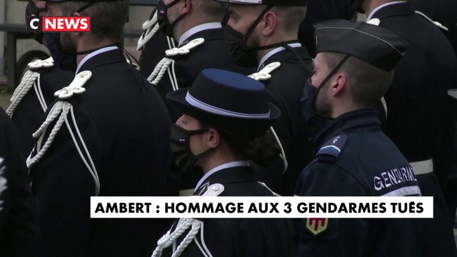 Hommage national aux vies sacrifiées des trois gendarmes tués par un forcené