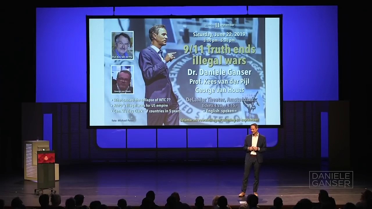 Dr. Daniele Ganser - 911 Truth ends Illegal Wars (Amsterdam 22. Juni 2019, Part 1)