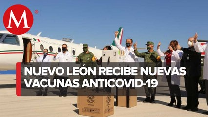 Llega nuevo lote de vacunas anticovid a Nuevo León