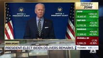President-elect Joe Biden delivers remarks on Covid-19 pandemic and relief