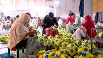 Almost 70% of the world's soccer balls are made in one city in Pakistan — here's what it's like inside one of the factories
