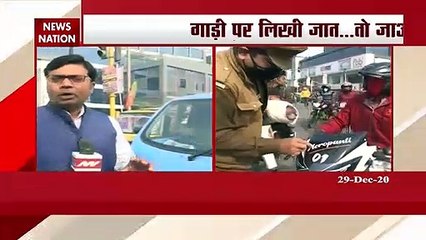 Action against vehicles flashing caste names in Uttar Pradesh