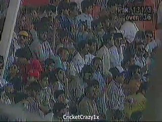 Basit Ali and Salim Malik v WI Sharjah 1993 Final