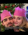 Joe Jonas & Sophie Turner Wear Matching Crowns for First Christmas as Parents