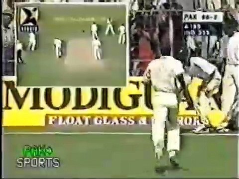 Saeed Anwar Brilliant 188 vs India at Calcutta Test 1999. This is the highest test score of Saeed Anwar