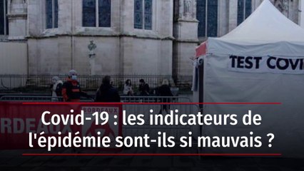 Covid-19 : les indicateurs de l'épidémie sont-ils si mauvais ?