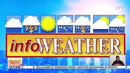 PTV INFO WEATHER: Panibagong LPA, matatagpuan sa bandang south-eastern labas ng PAR