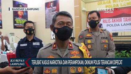 Terlibat Kasus Narkotika dan Perampokan, Oknum Polisi Terancam Dipecat