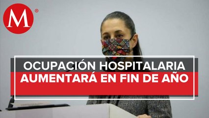 Pronóstico de hospitalizaciones en la CdMx sigue al alza, reconoce Sheinbaum