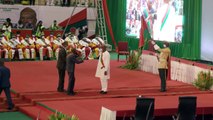 Le Président Alassane Ouattara à l'investiture du Président du Faso Roch Kaboré