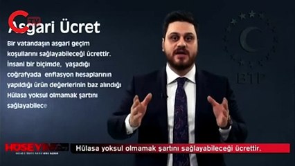 BTP, 10 bin lira asgari ücreti nasıl vereceğini açıkladı