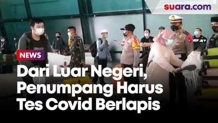 Mendarat dari Luar Negeri, Penumpang Harus Jalani Tes Covid-19 Berlapis