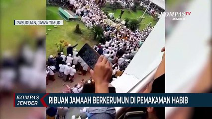 Kerumunan Warga di Pemakaman Habib Jadi Sorotan