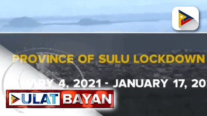 Sulu, isasailalim sa lockdown para pigilan ang pagpasok ng bagong COVID-19 variant na naitala sa Sabah