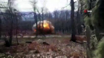 Amanoslar'da bulunan PKK'ya ait sığınak imha edildi