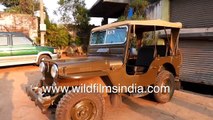 American Willys World-war era Jeep at private car collection in Hyderabad