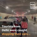 10 Tourists From Delhi Arrested For Blocking Traffic In Atal Tunnel