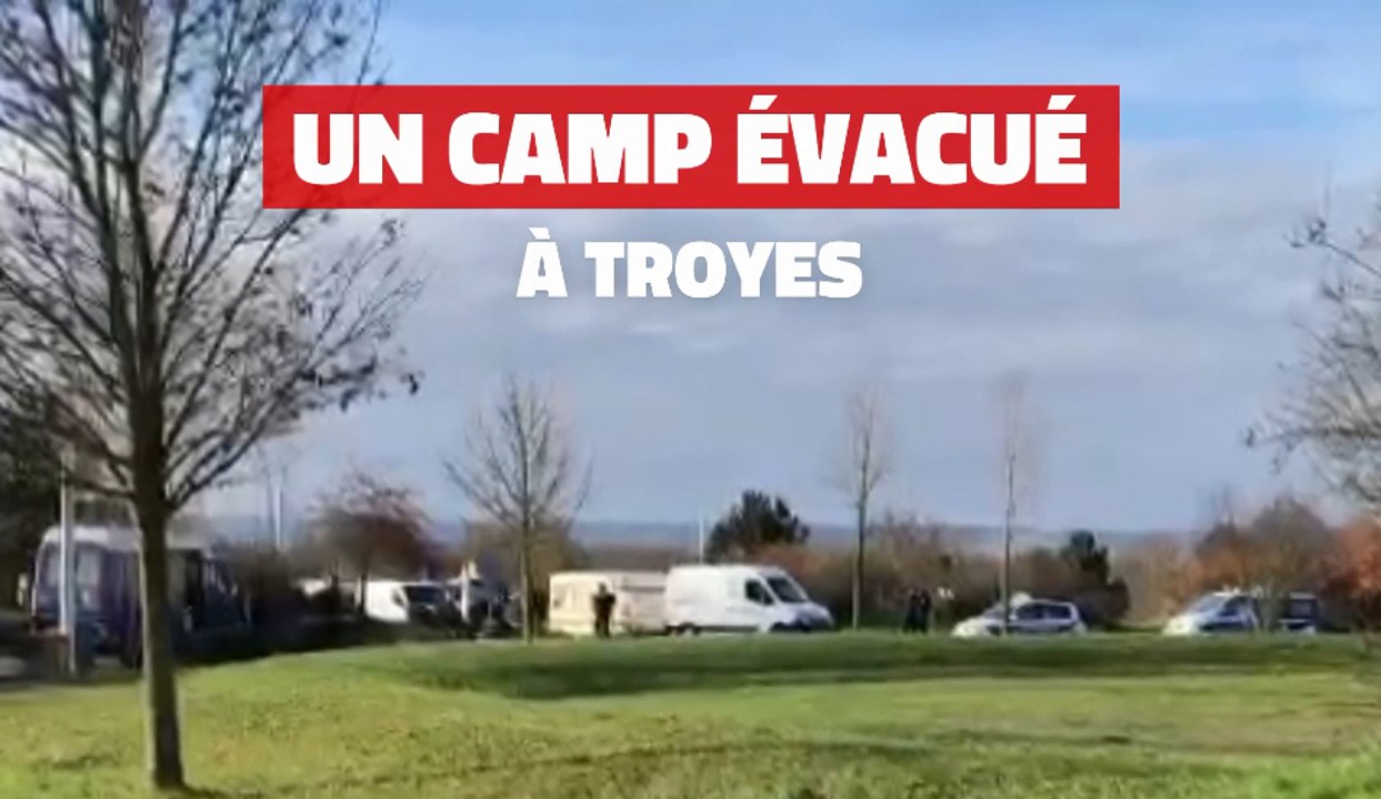 Un camp des gens du voyage évacué à Troyes
